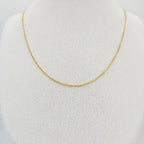 18K Gold Stainless Steel Chain Blade