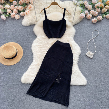 Phoebe mesh top and skirt co-ord