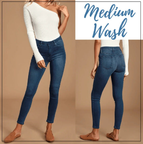 Fallon seamless stretch-leg jeans