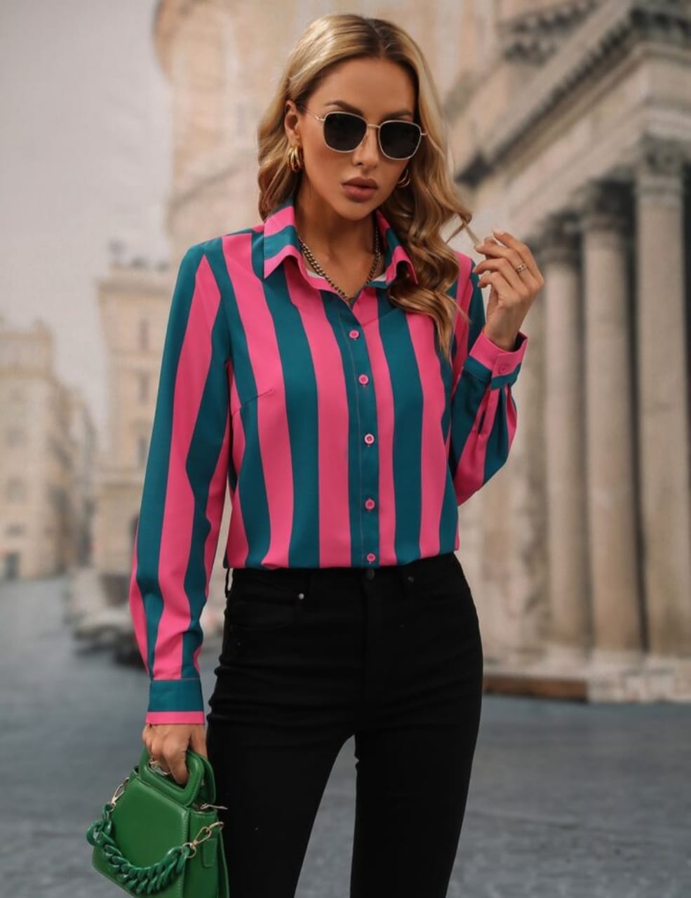 Kylee Luxury Stripe Shirt