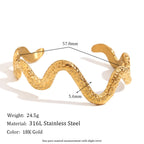 Wave Snake Bracelet
