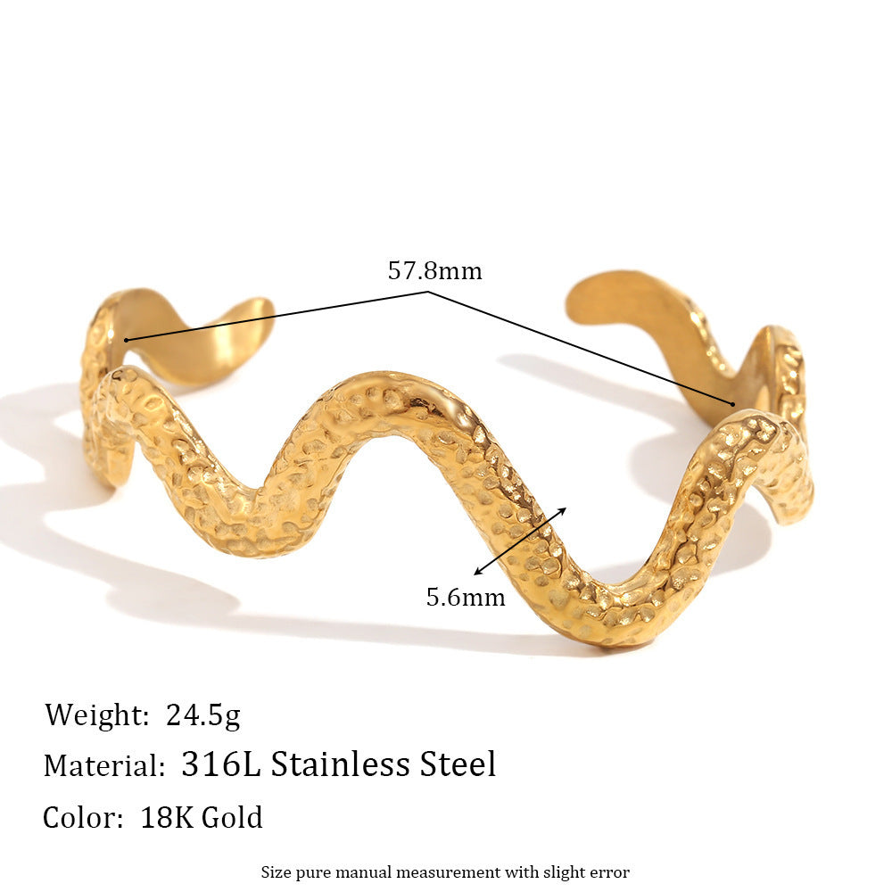 Wave Snake Bracelet