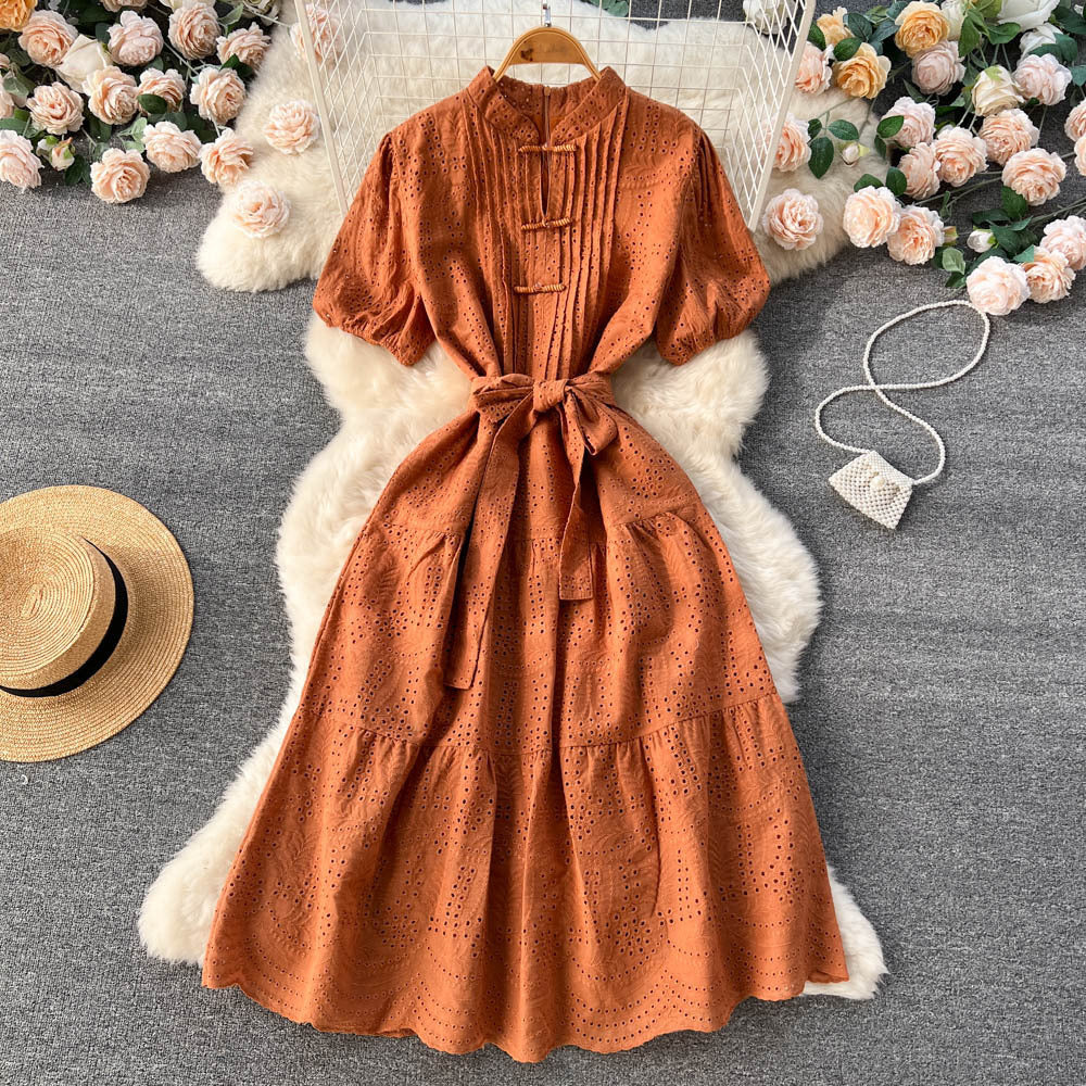 Lux Bubble Short-sleeved Dress