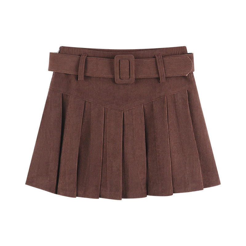 Rustic Elegance Pleat Skirt