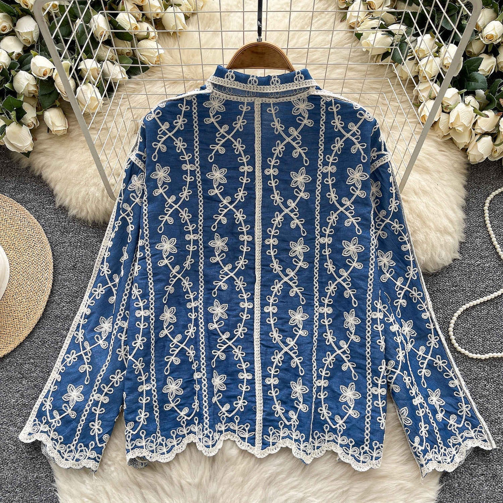 Tracy Luxury Embroidery Shirt