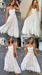 Pretty white cotton dress