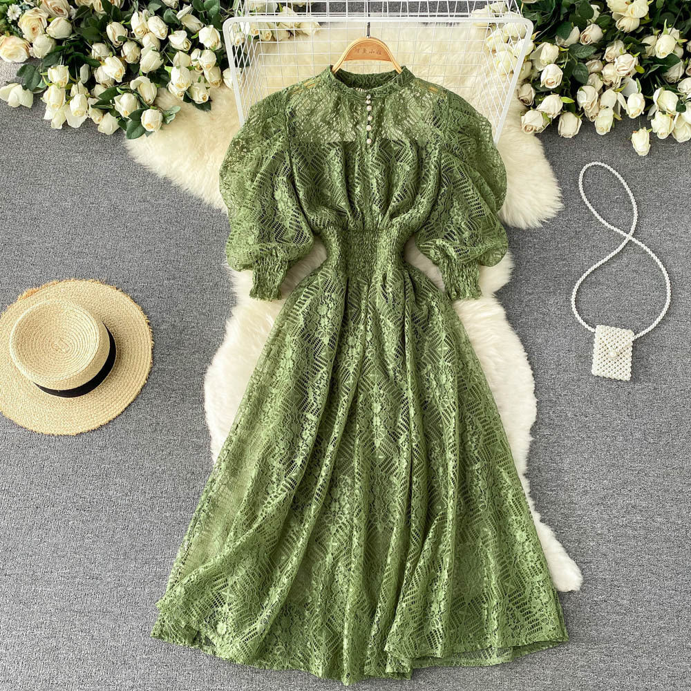 Princess Vintage Elegant Lace Dress Girl