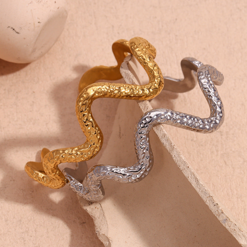 Wave Snake Bracelet