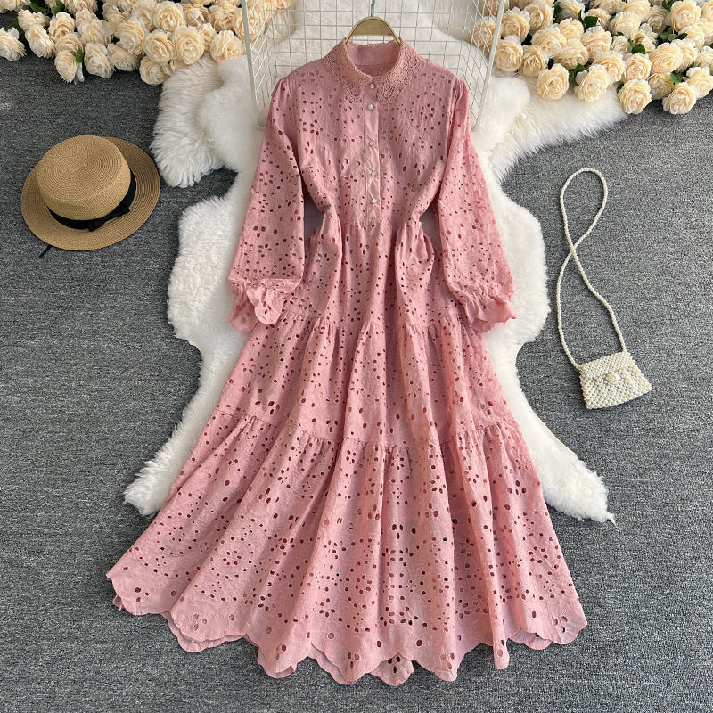 Anne Cut-out Lace Dress