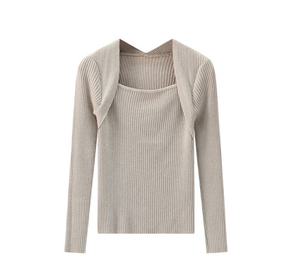 Aria Trendy Knit Layered Top