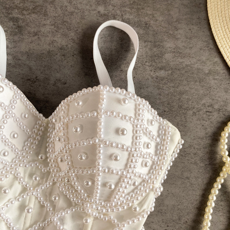 Vale Push Up Fishbone Bra Top