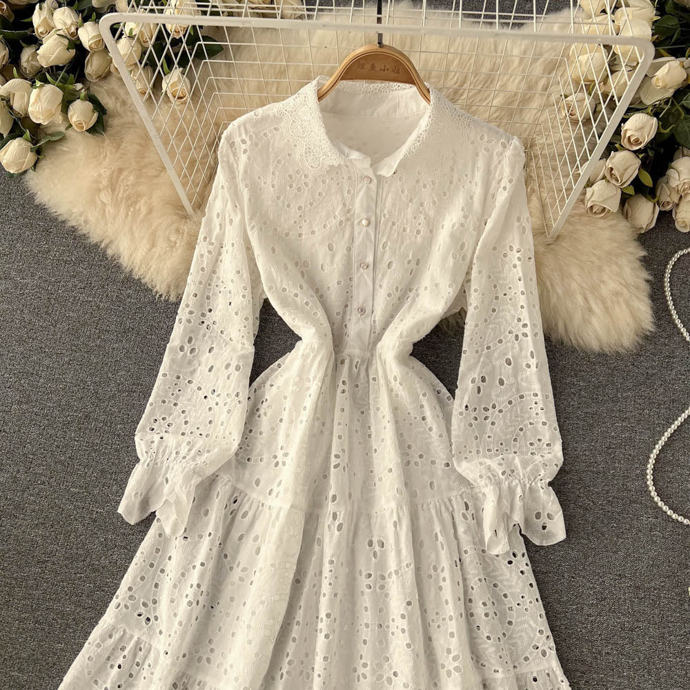 Anne Cut-out Lace Dress