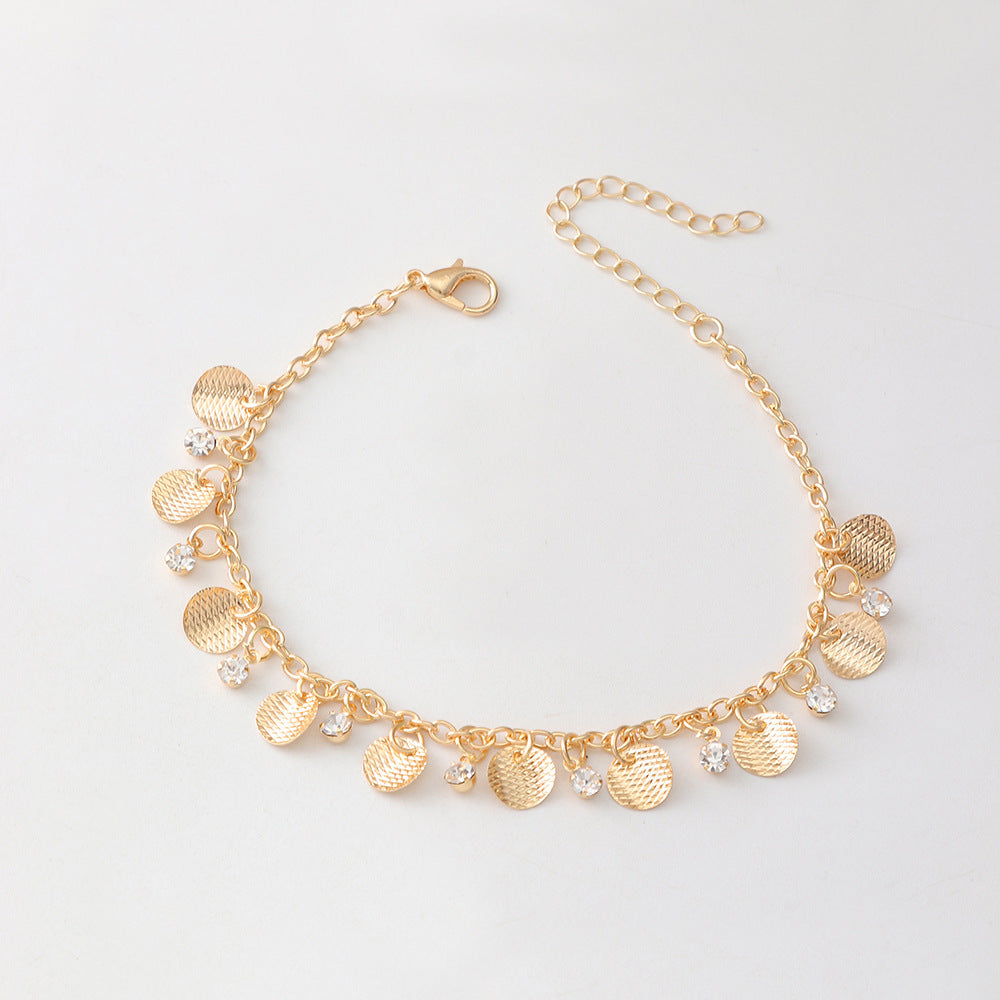 Shell Leaf Anklet