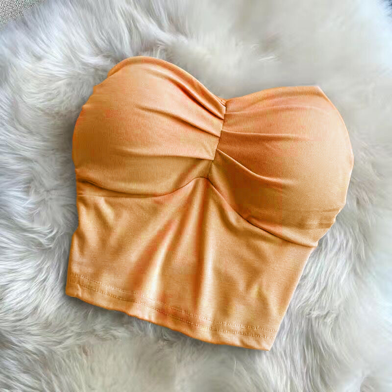 Melanie Ruched Strapless Tube