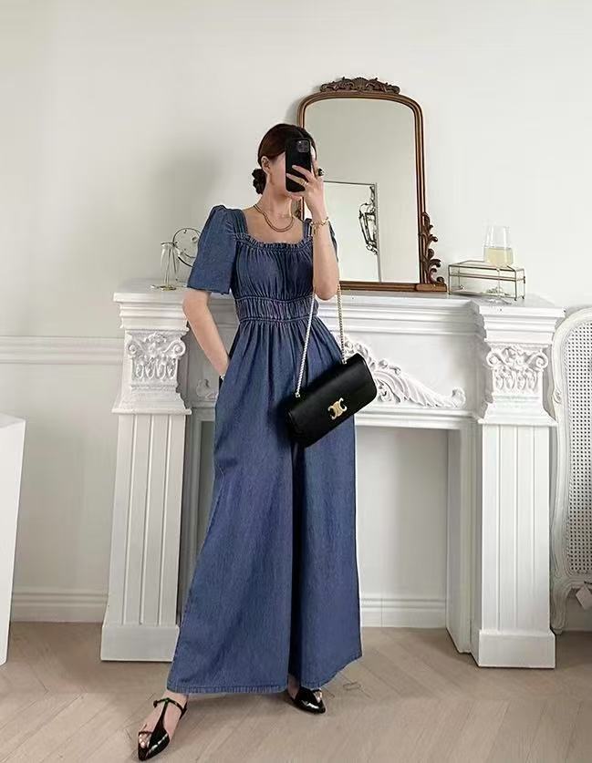 Gina Luxury Denim Jumpsuit