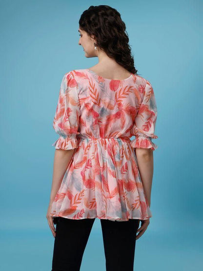 Mellisa Printed Georgette Top