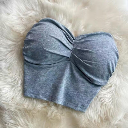 Melanie Ruched Strapless Tube