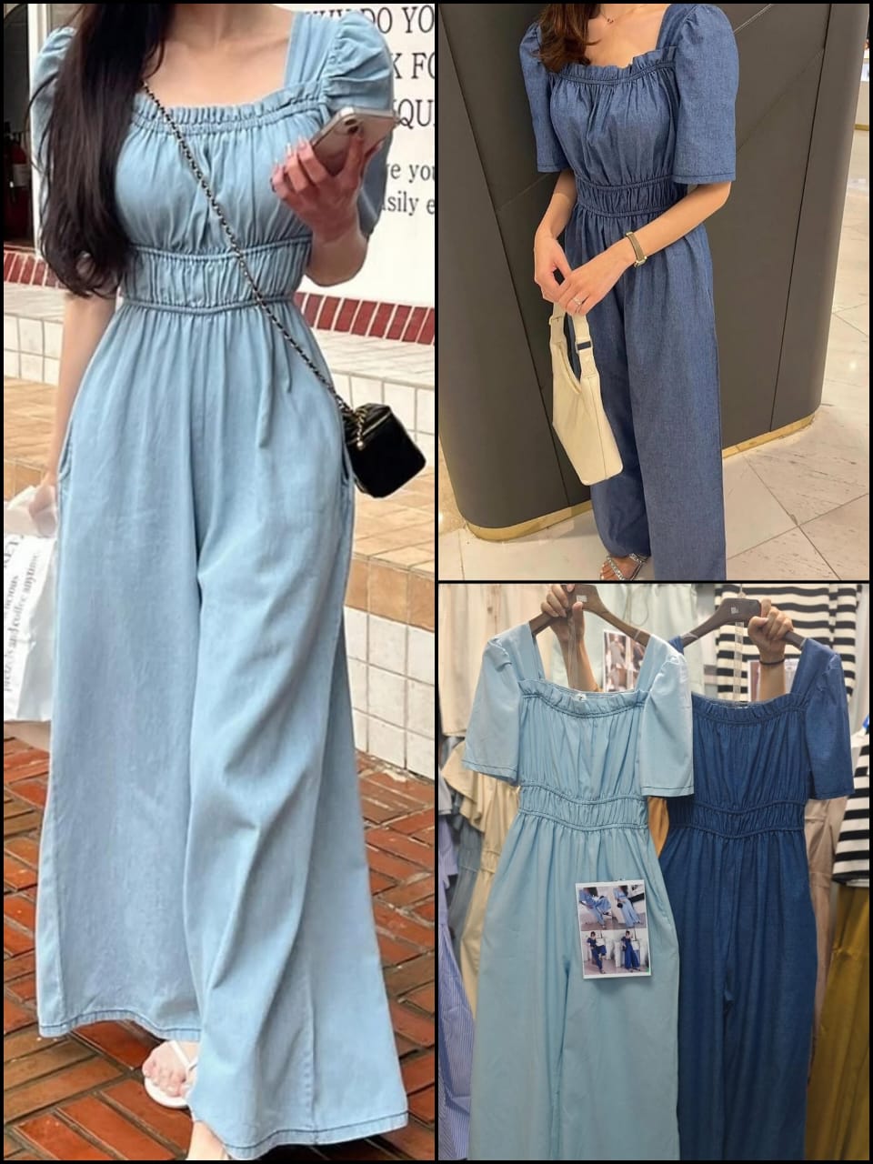 Gina Luxury Denim Jumpsuit