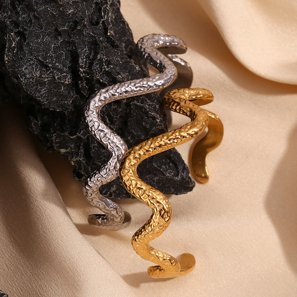 Wave Snake Bracelet