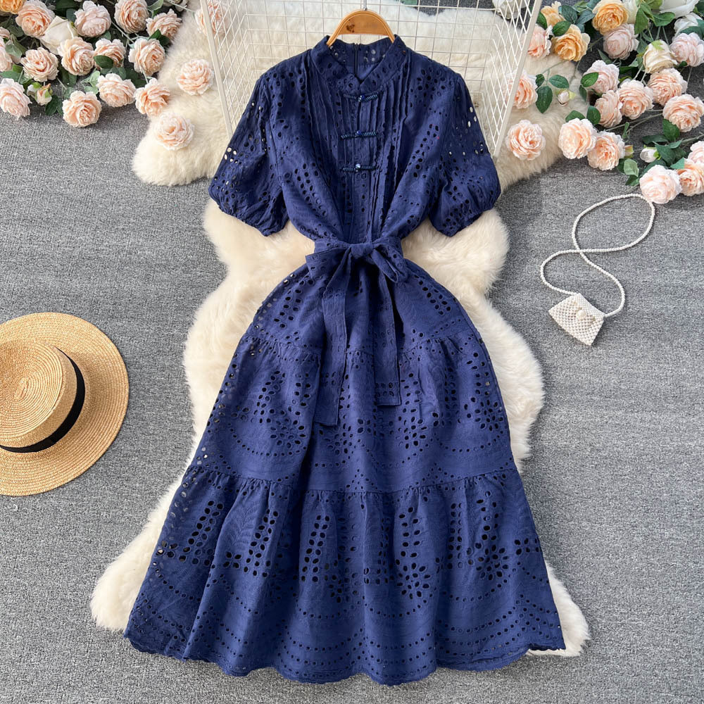 Lux Bubble Short-sleeved Dress