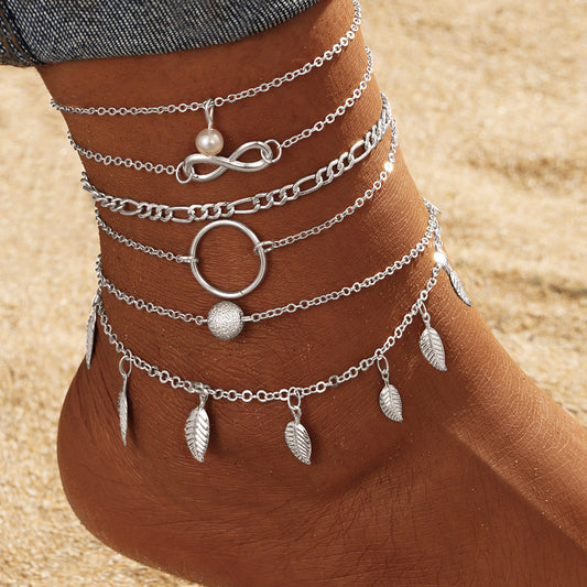 Zoe Multi-layer Anklet