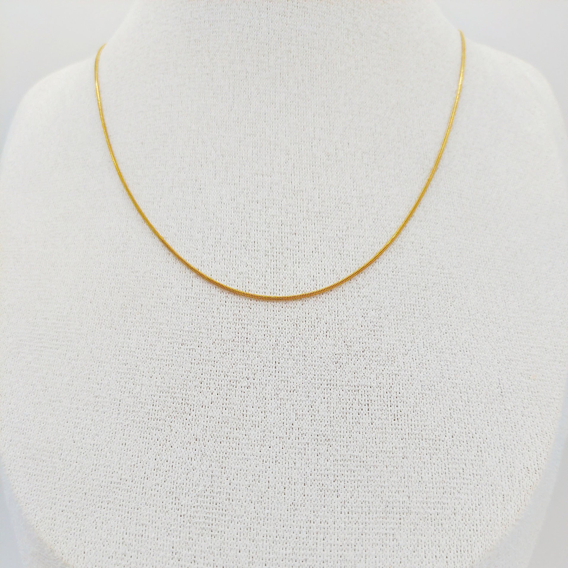 18K Gold Stainless Steel Chain Blade