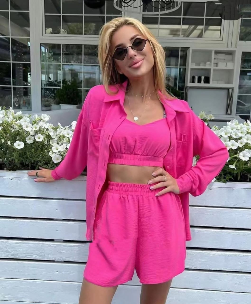 Kira Linen coord set (3 piece)