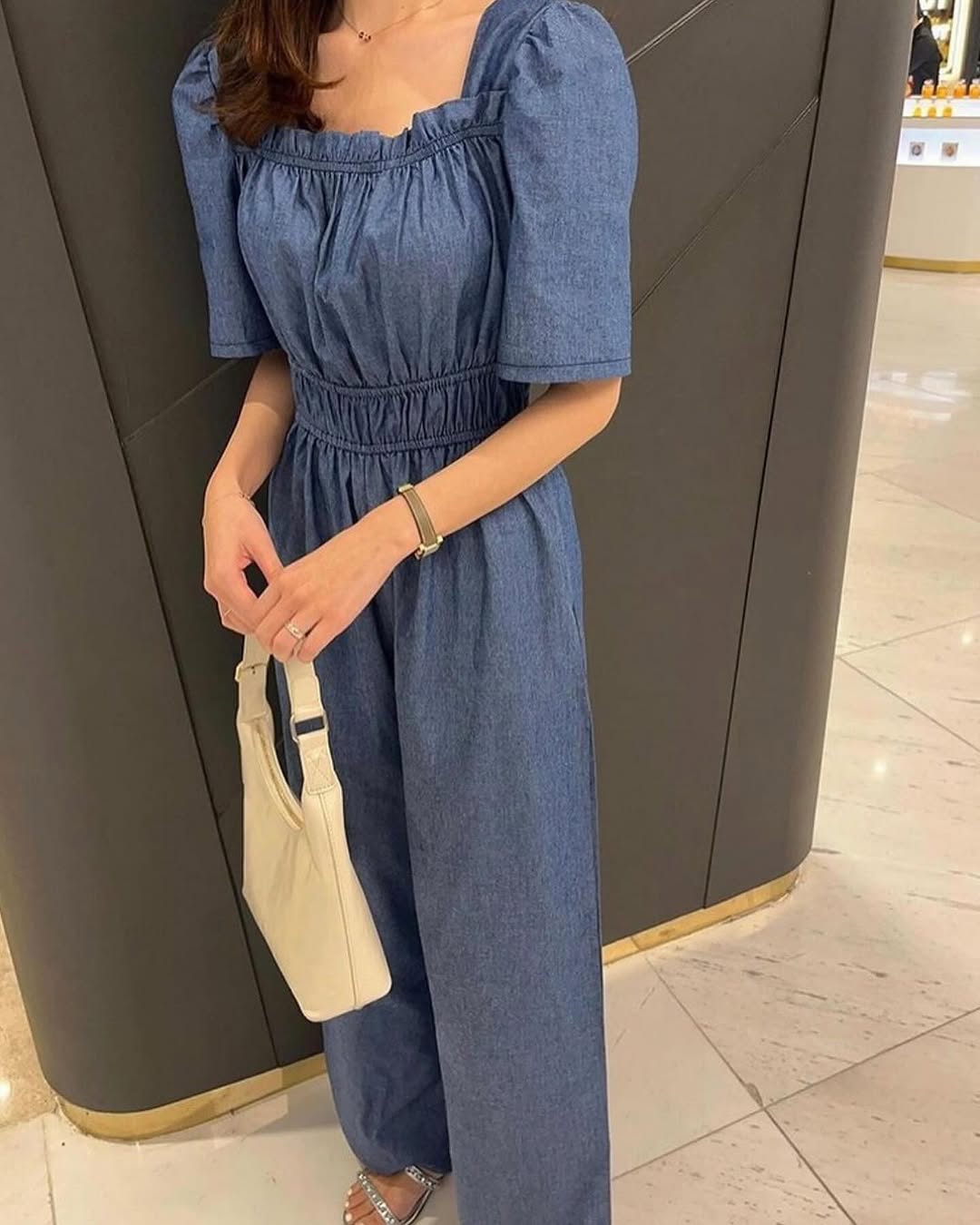 Gina Luxury Denim Jumpsuit