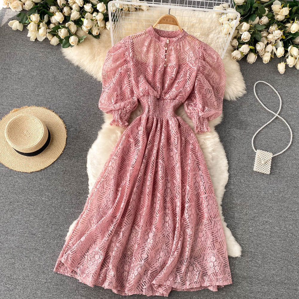 Princess Vintage Elegant Lace Dress Girl