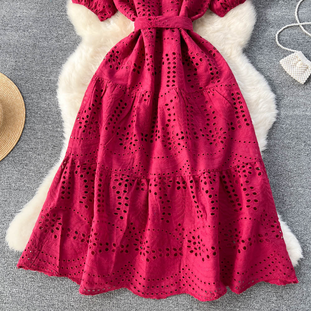 Lux Bubble Short-sleeved Dress