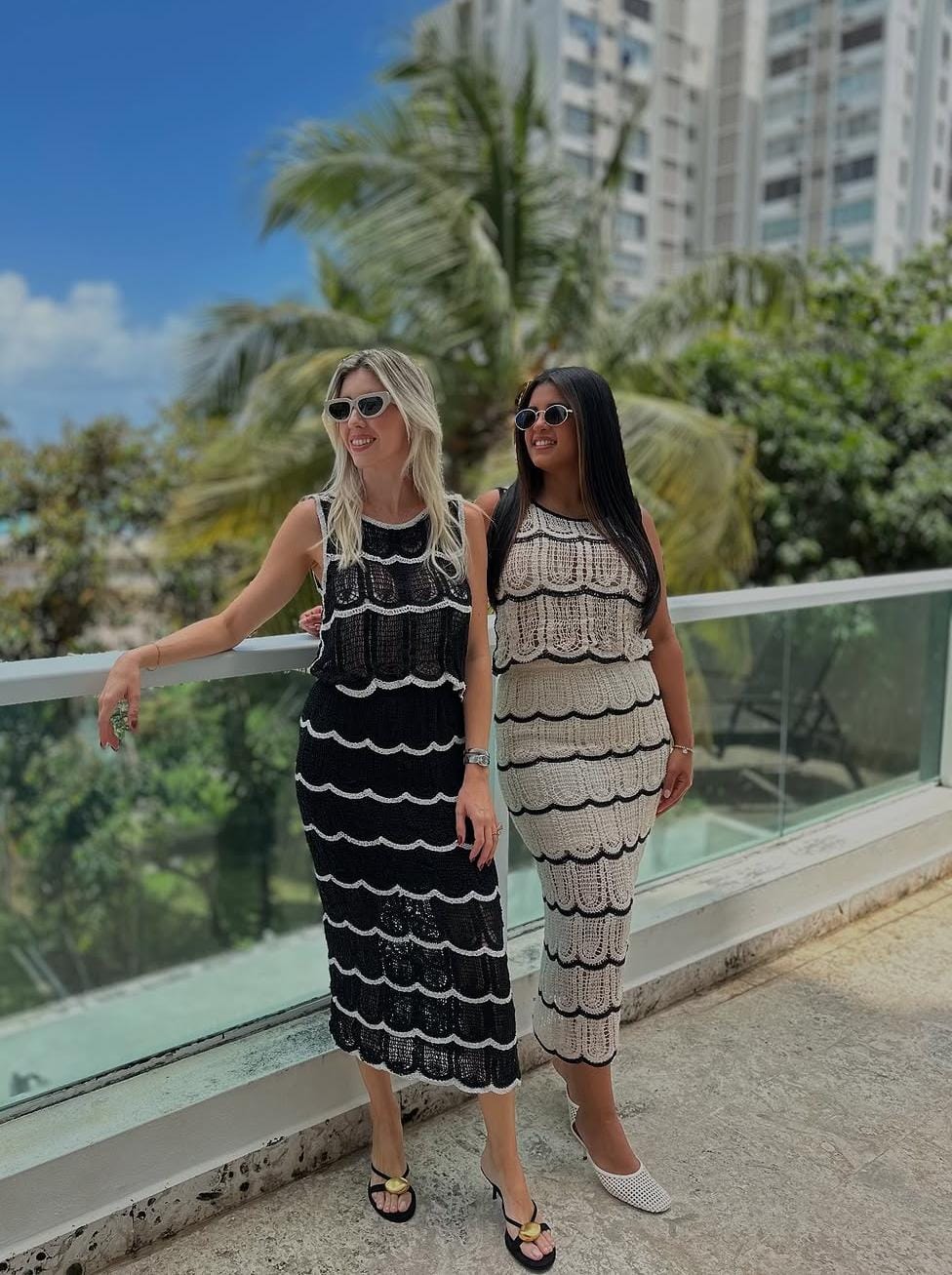 Tia Luxury Crochet Coord Set