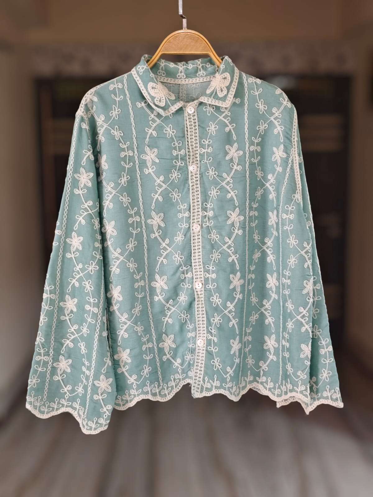 Tracy Luxury Embroidery Shirt