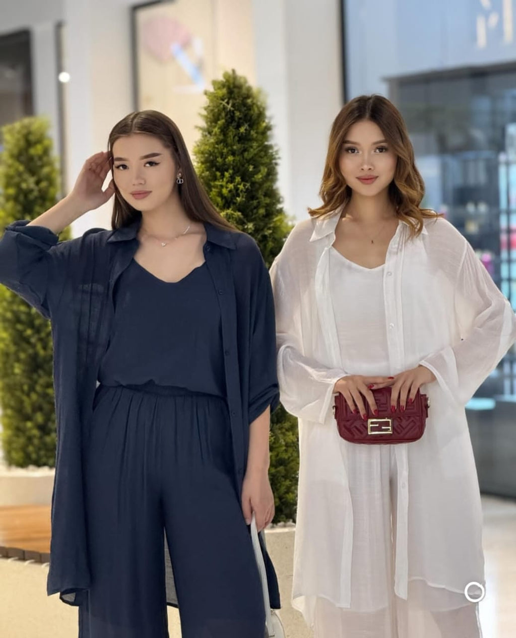 Bracy Luxury 3 Pc Linen Coord Set