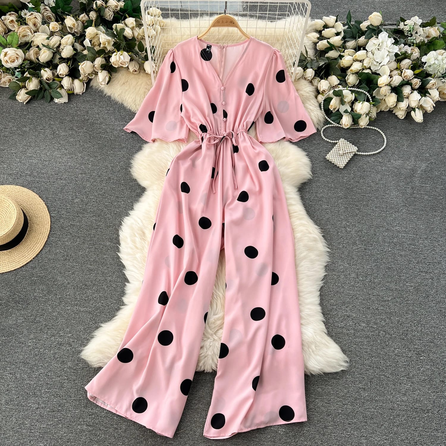 Luxury Polka Jumpsuit