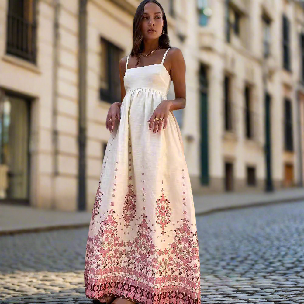 Mira Floral Harmony Maxi DRESS