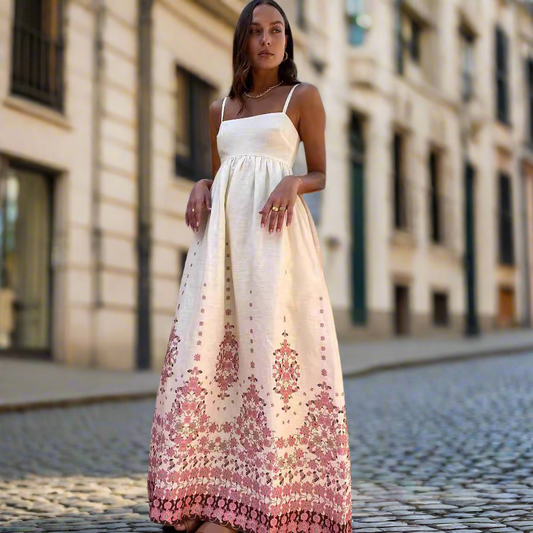 Mira Floral Harmony Maxi DRESS