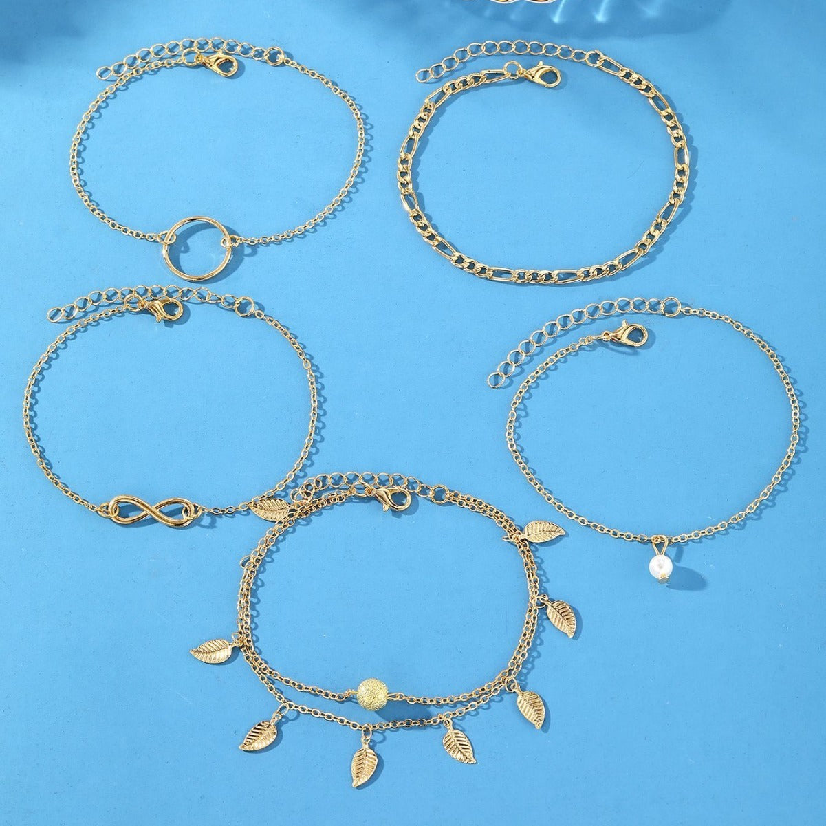 Zoe Multi-layer Anklet
