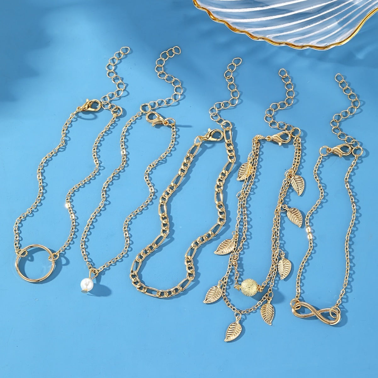 Zoe Multi-layer Anklet