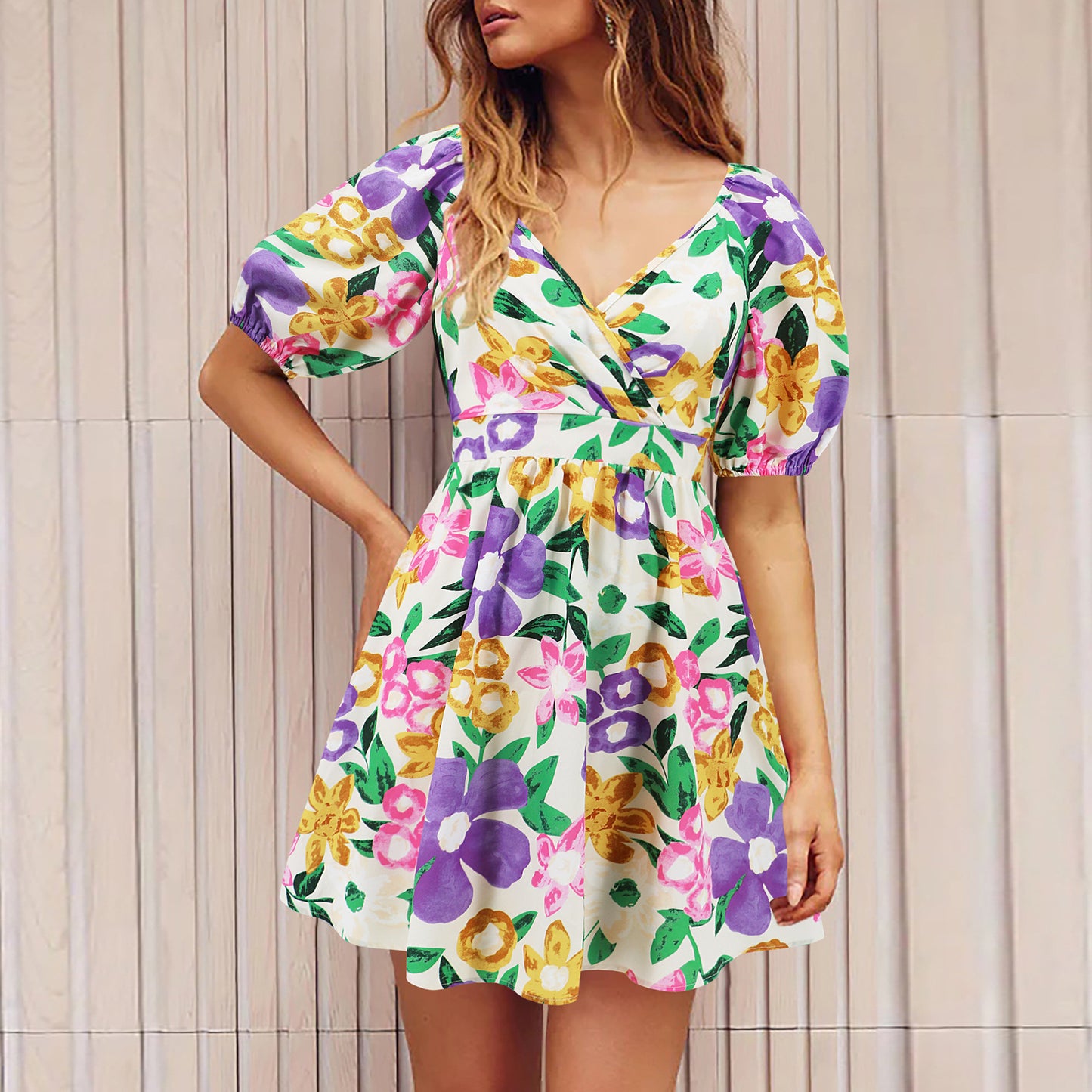Primrose Blossom A-Line Dress