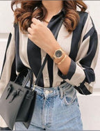 Kylee Luxury Stripe Shirt