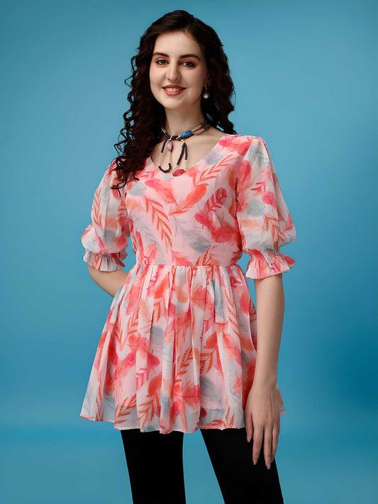Mellisa Printed Georgette Top
