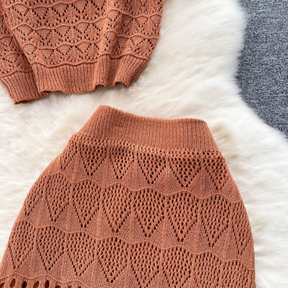 Phoebe mesh top and skirt co-ord