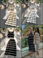 Tia Luxury Crochet Coord Set