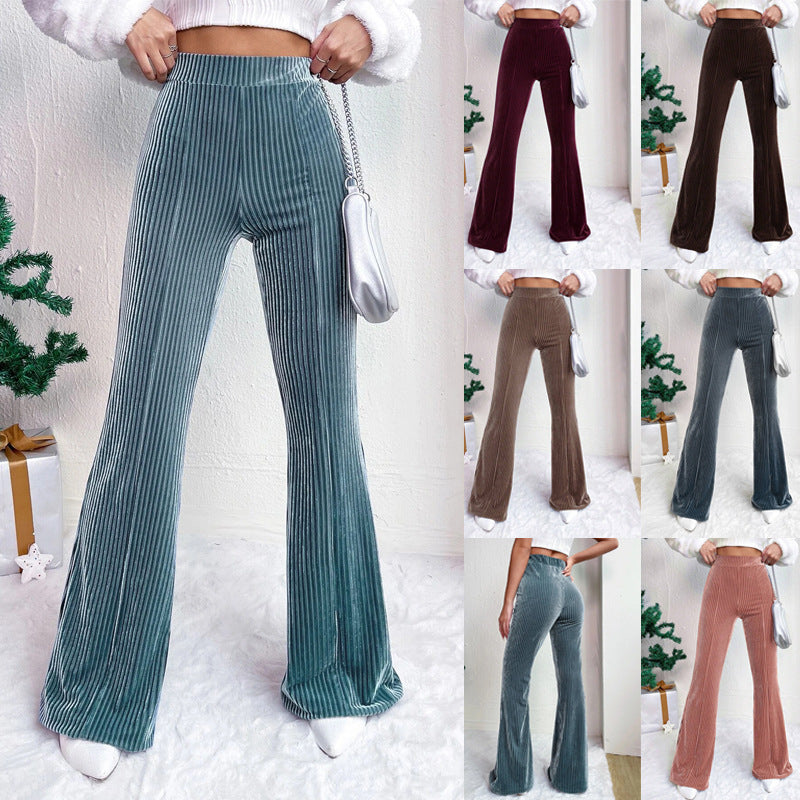 Celina Corduroy Bell-bottom Pants