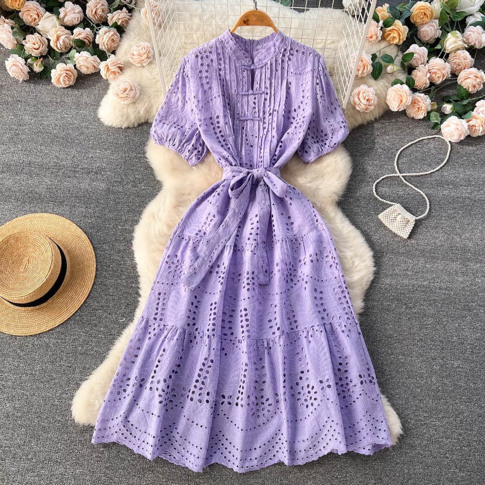 Lux Bubble Short-sleeved Dress