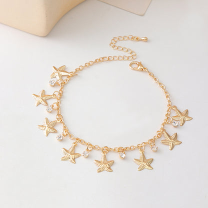 Shell Leaf Anklet