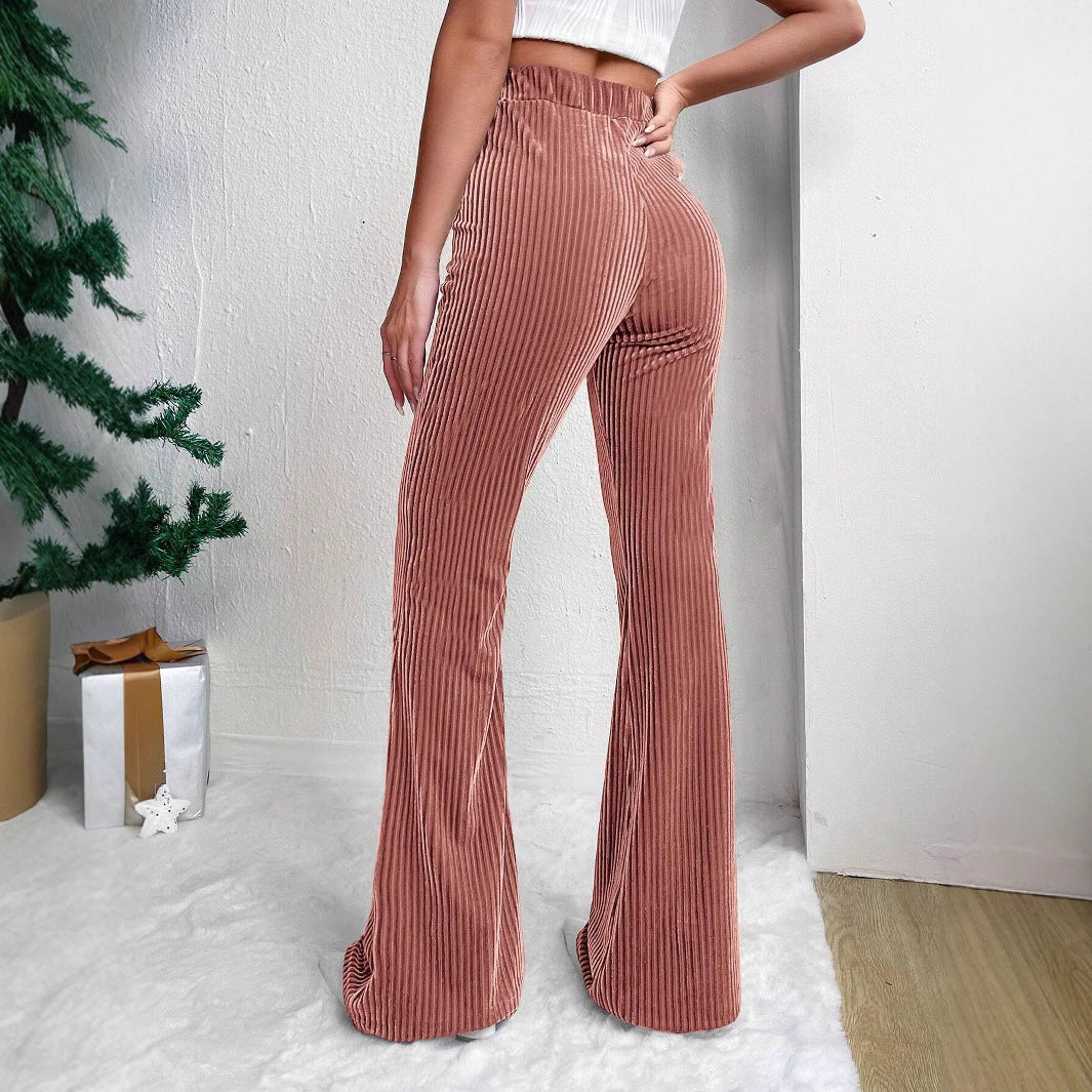 Celina Corduroy Bell-bottom Pants