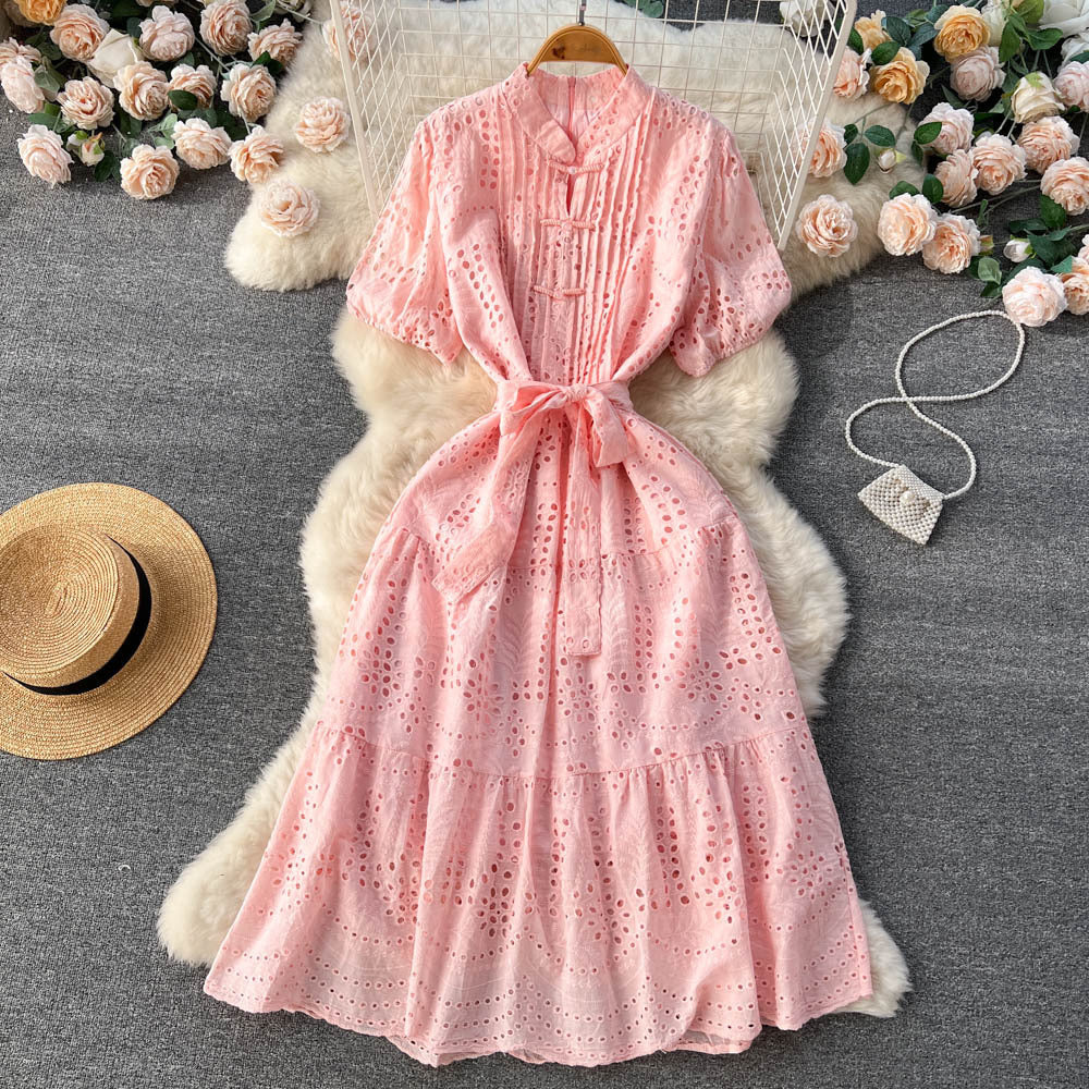 Lux Bubble Short-sleeved Dress