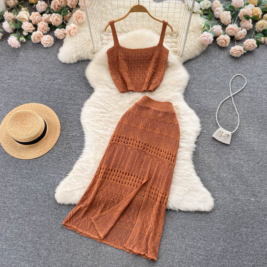 Phoebe mesh top and skirt co-ord