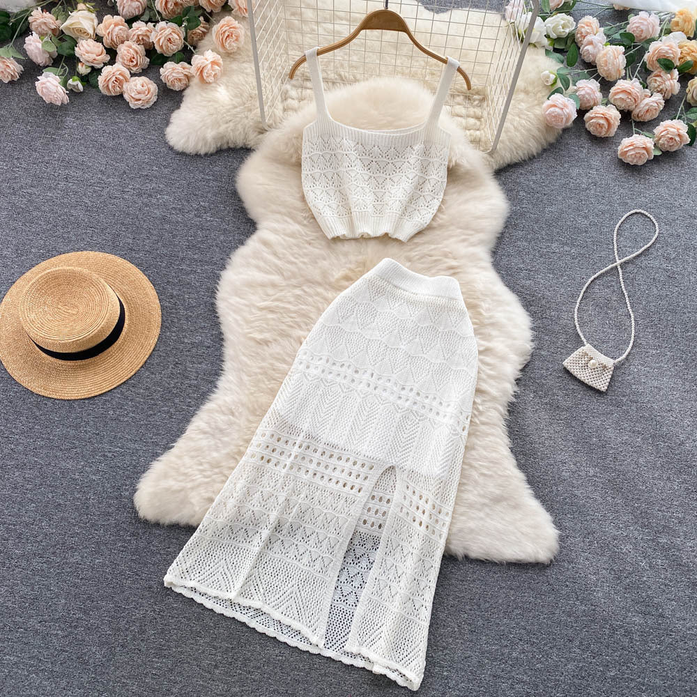 Phoebe mesh top and skirt co-ord